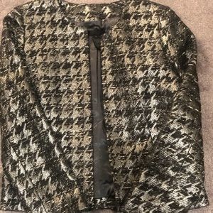 Jcrew Collection metallic tweed jacket